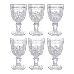Butlers Verres VICTORIAN II (lot de 6) - Verre transparent - Translucide