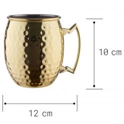 Butlers Tasse MOSCOW MULE - acier inoxydable - Doré -Promos Verres Magasin 1000333369 220218 500 SKETCH DETAILS P000000001000333369 sketch
