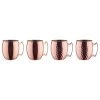 Butlers Tasses MOSCOW MULE III (lot de 4) - Acier inoxydable - Or rose