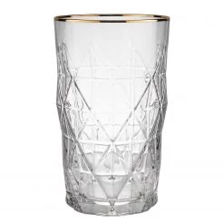 Promos Verres Magasin 5 Butlers Verre à cocktail UPSCALE - Verre transparent - Blanc / Doré