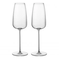 Promos Verres Magasin 35 Butlers Flûtes à champagne FINE WINE (lot de 2) - Verre - Transparent