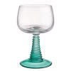 Butlers Verre à vin CONSTANCE - Verre coloré - Turquoise -Promos Verres Magasin 1000333402 220218 010 IMAGE P000000001000333402