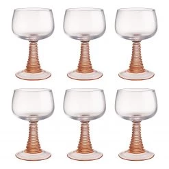 Butlers Verre à vin CHELSEA - Verre coloré - Mandarine