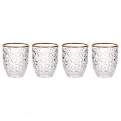 Butlers Verres AURELIE (lot de 4) - Verre - Transparent