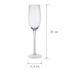 Butlers Flûtes à champagne MODERN TIMES (6) - Verre - Transparent -Promos Verres Magasin 1000333418 220218 500 SKETCH DETAILS P000000001000333418 sketch