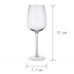 Butlers Verres à vin blanc-Set CRYSTAL CLUB (6) - Verre - Transparent -Promos Verres Magasin 1000333423 220218 500 SKETCH DETAILS P000000001000333423 sketch