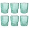 Butlers Verres CALICO II (lot de 6) - Verre coloré - Menthe -Promos Verres Magasin 1000333425 220218 010 IMAGE P000000001000333425