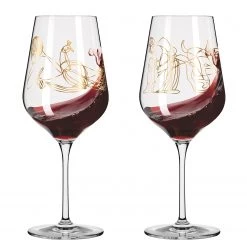 Ritzenhoff Verres à vin rouge Sagengold (lot de 2) - Verre cristallin - Or rose -Promos Verres Magasin 1000346587 220510 030 DETAILS P000000001000346587