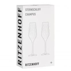 Ritzenhoff Flûtes Sternschliff (lot de 2) - Verre cristallin - Transparent -Promos Verres Magasin 1000346588 220510 050 DETAILS P000000001000346588