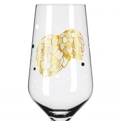 Ritzenhoff Verres à bière #1 Brauchzeit (lot de 2) - Verre cristallin - Doré / Blanc -Promos Verres Magasin 1000346589 220510 050 DETAILS P000000001000346589