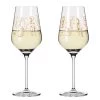 Ritzenhoff Verres à vin blanc Sagengold (lot de 2) - Verre cristallin - Or rose -Promos Verres Magasin 1000346592 220510 010 IMAGE P000000001000346592