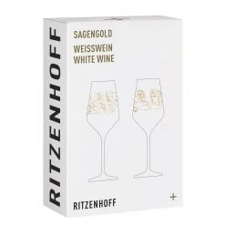 Ritzenhoff Verres à vin blanc Sagengold (lot de 2) - Verre cristallin - Or rose 19 Ritzenhoff Verres à vin blanc Sagengold (lot de 2) - Verre cristallin - Or rose -Promos Verres Magasin 1000346592 220510 080 DETAILS P000000001000346592