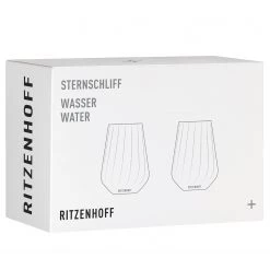 Ritzenhoff Verres Sternschliff (lot de 2) - Verre cristallin - Transparent -Promos Verres Magasin 1000346594 220510 060 DETAILS P000000001000346594