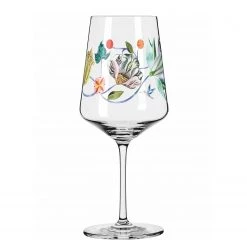 Ritzenhoff Verre à apéritif #8 Sommertau - Verre cristallin - Vert / Violet