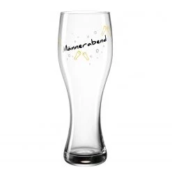 Leonardo Verre à bière Presente Soirée mecs - Verre cristallin - Multicolore