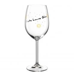 Leonardo Verre à vin Presente 460 Bonne humeur - Verre cristallin - Multicolore