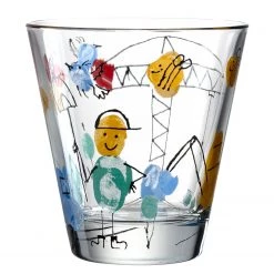 Leonardo Verres Bambini Chantier (lot de 6) - Verre cristallin - Multicolore