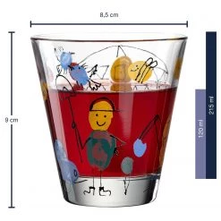 Leonardo Verres Bambini Chantier (lot de 6) - Verre cristallin - Multicolore -Promos Verres Magasin 1000347070 220510 500 SKETCH DETAILS P000000001000347070 sketch