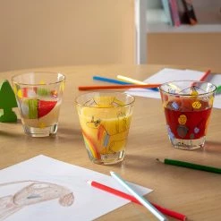 Leonardo Verres Bambini Fusée (lot de 6) - Verre cristallin - Multicolore -Promos Verres Magasin 1000347071 220510 021 MOOD DETAILS P000000001000347071 mood