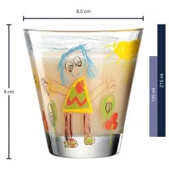 Leonardo Verres Bambini Abeilles (lot de 6) - Verre cristallin - Multicolore -Promos Verres Magasin 1000347074 220510 500 SKETCH DETAILS P000000001000347074 sketch