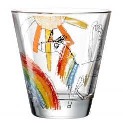 Leonardo Verres Bambini Arc-en-ciel (lot de 6) - Verre cristallin - Multicolore