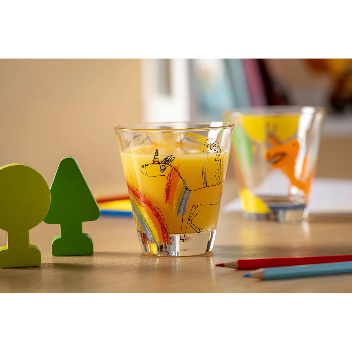 Leonardo Verres Bambini Arc-en-ciel (lot de 6) - Verre cristallin - Multicolore 4 Leonardo Verres Bambini Arc-en-ciel (lot de 6) - Verre cristallin - Multicolore – Image 2