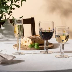 Leonardo Flûtes à champagne Fiori (lot de 4) - Verre cristallin - Multicolore -Promos Verres Magasin 1000347081 220510 022 MOOD DETAILS P000000001000347081 mood