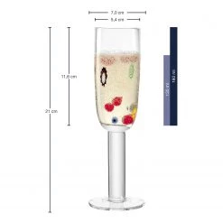 Leonardo Flûtes à champagne Fiori (lot de 4) - Verre cristallin - Multicolore -Promos Verres Magasin 1000347081 220510 500 SKETCH DETAILS P000000001000347081 sketch