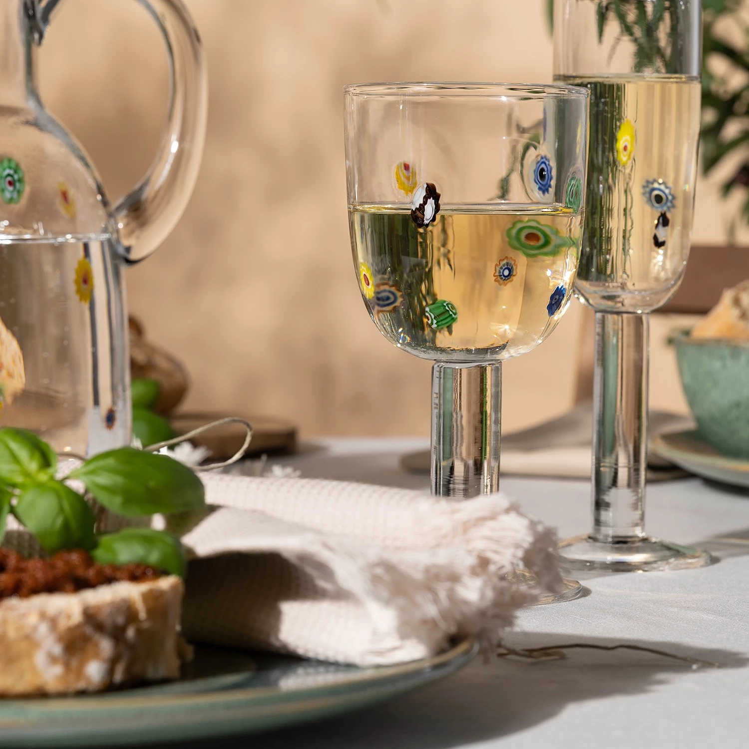 Leonardo Verres à vin blanc Fiori (lot de 4) - Verre cristallin - Multicolore 5 Leonardo Verres à vin blanc Fiori (lot de 4) - Verre cristallin - Multicolore – Image 3