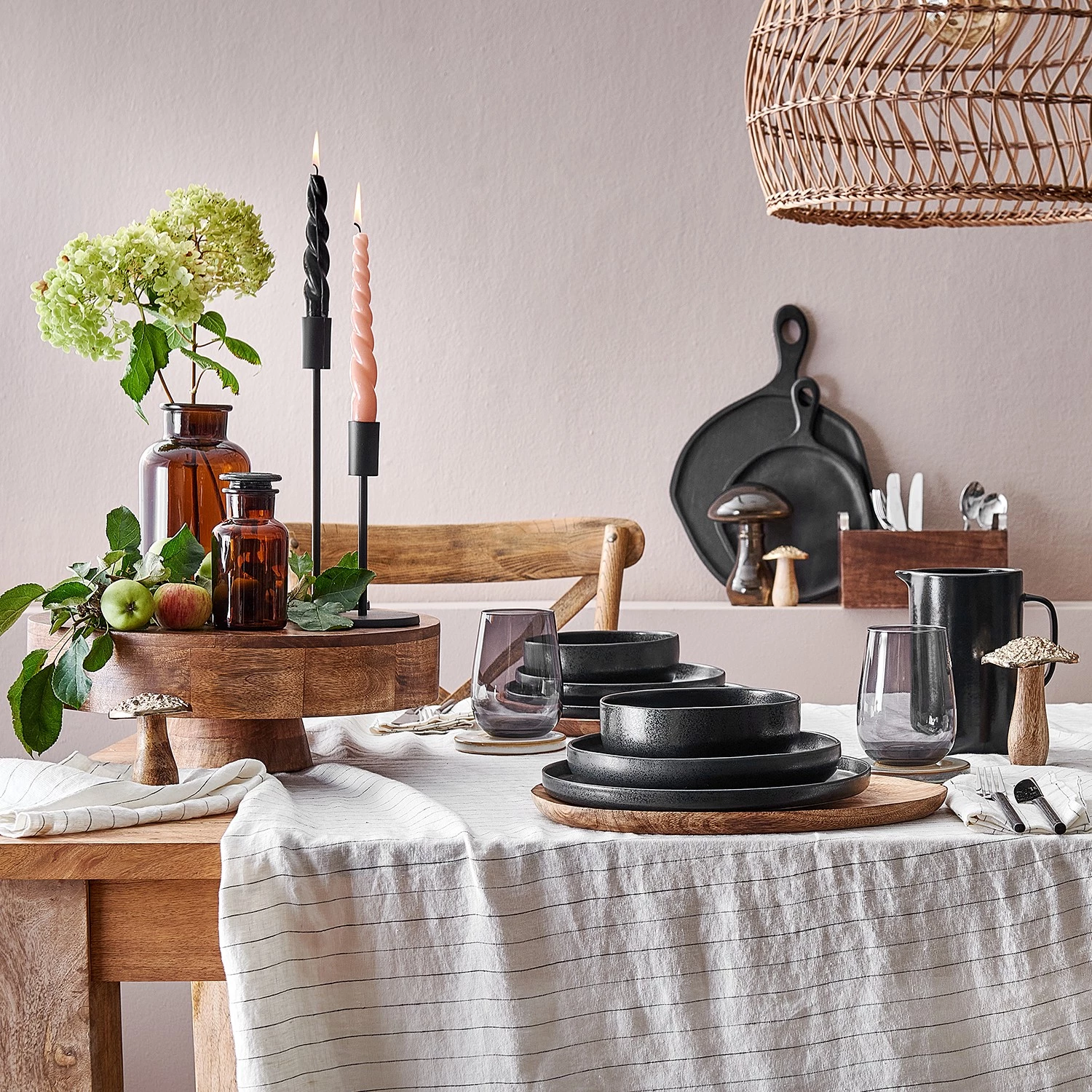 Butlers Verres CALICO - Verre transparent - Gris 6 Butlers Verres CALICO - Verre transparent - Gris – Image 4