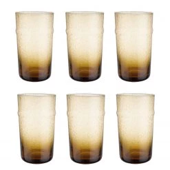 Butlers Verres BYRON (lot de 6) - Jaune