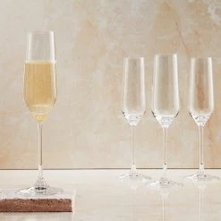 Butlers Flûte à champagne SANTE - Verre - Transparent -Promos Verres Magasin 1000365248 220803 021 MOOD DETAILS P000000001000365248 mood
